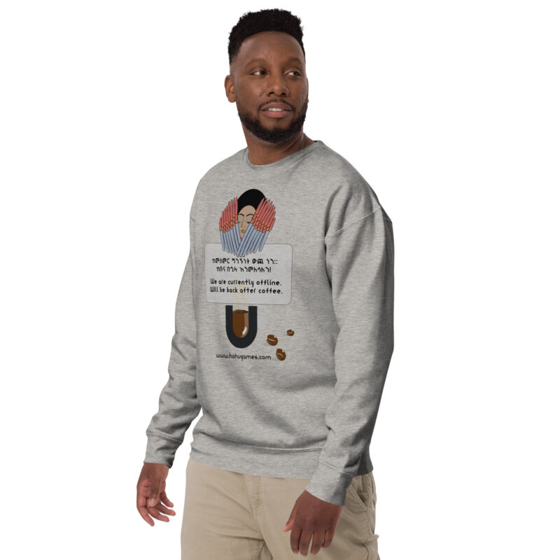 HaHu Notification Unisex Premium Sweatshirt - Image 9