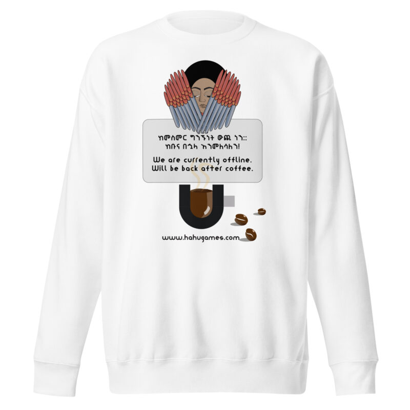 HaHu Notification Unisex Premium Sweatshirt - Image 6